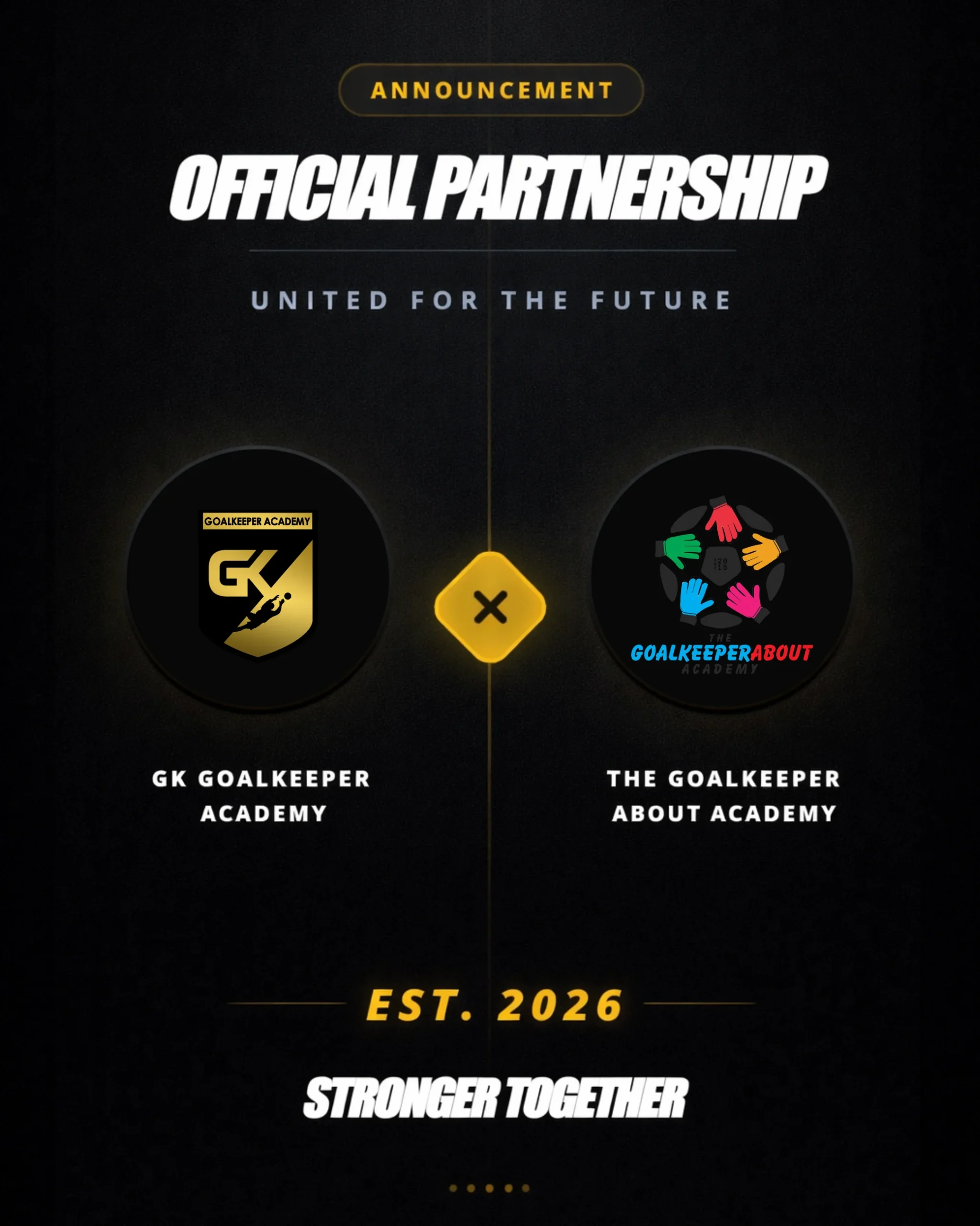GK Goalkeeper Academy & TheGoalkeeperAboutAcademy: Μια «Αδελφοποίηση» με κοινό όραμα για το μέλλον των τερματοφυλάκων.